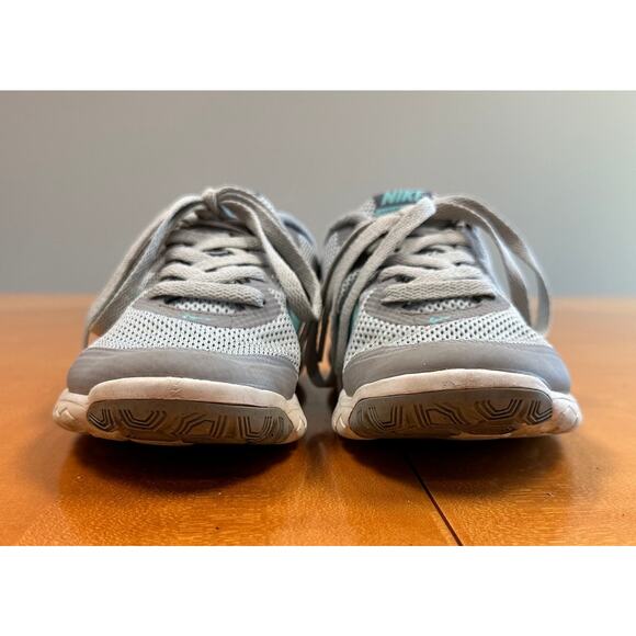 Nike Flex Experience RN 4 Gray Aqua Blue 749178-002 Athletic Shoes Sz 5.5 - Picture 3 of 9